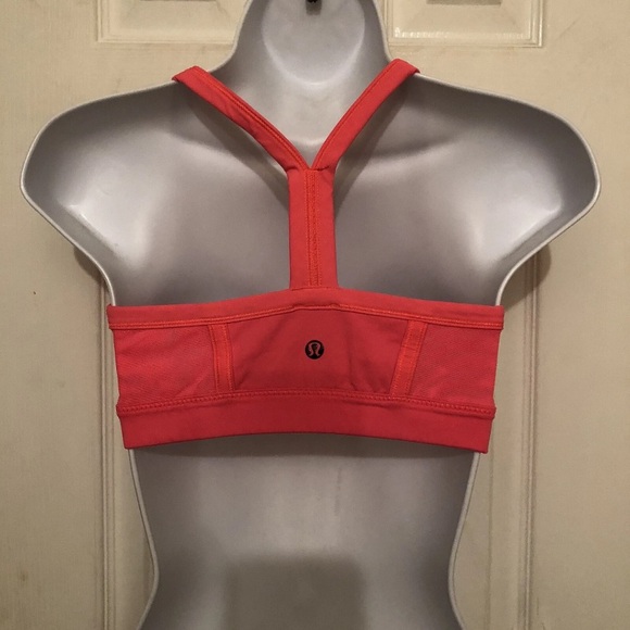 Lululemon Athletica Vibrant Coral Sports Bra - Picture 4 of 8